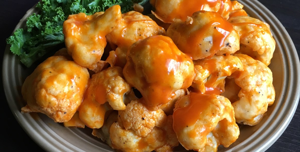 Easy Buffalo Cauliflower Bites | Vegan Living by Danielle